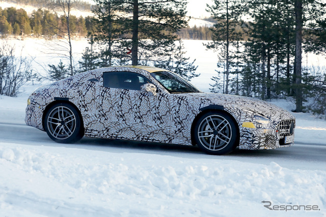 メルセデス AMG GTクーペ 次期型プロトタイプ(スクープ写真)