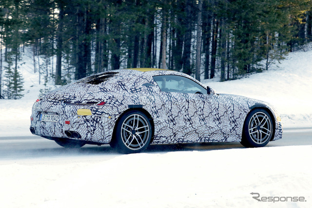 メルセデス AMG GTクーペ 次期型プロトタイプ(スクープ写真)