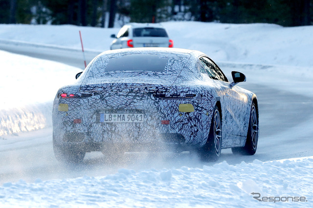 メルセデス AMG GTクーペ 次期型プロトタイプ（スクープ写真）