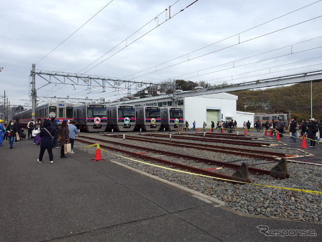 双子パンダヘッドマーク大集合! 宗吾車両基地見学ツアー