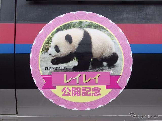 京成・双子パンダヘッドマーク大集合!