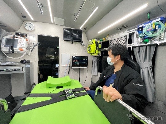 システムの利用シーン:車内のイメージ