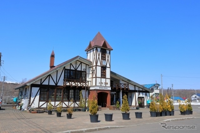 廃止予定区間にある函館本線ニセコ駅