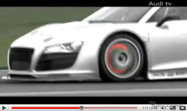 ［動画］アウディ R8 レース仕様…栄光の予感