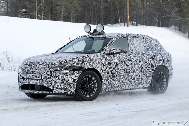 アウディ Q6 e-tron 市販型プロトタイプ(スクープ写真)