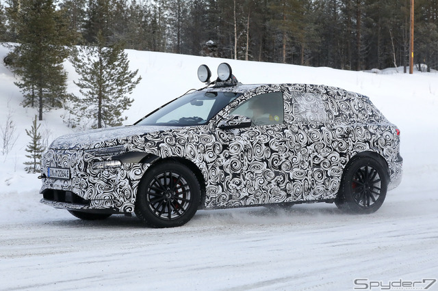 アウディ Q6 e-tron 市販型プロトタイプ(スクープ写真)