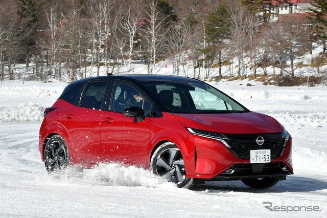 日産 e-POWER 4WD 試乗 ノート AURA 2WD