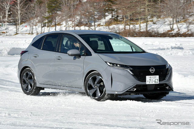 日産 e-POWER 4WD 試乗 ノート AURA 4WD
