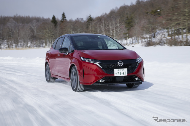 日産 e-POWER 4WD 試乗 ノート AURA 2WD