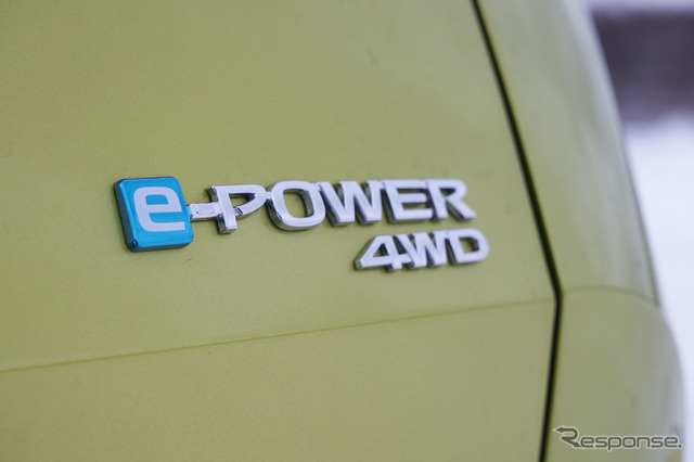 日産 e-POWER 4WD 試乗　ノート  4WD