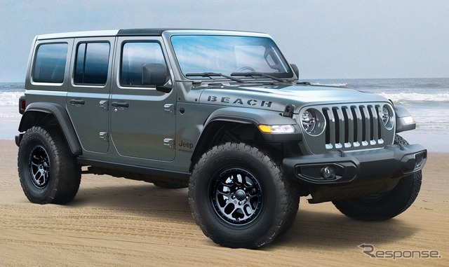 ジープ・ラングラー・ハイタイド の限定車「ジープ・ビーチ」モデル