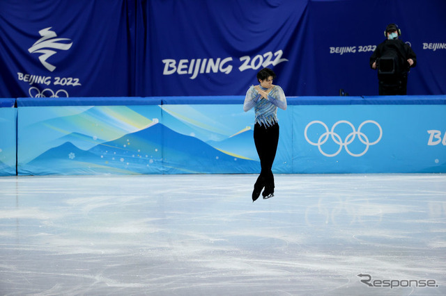 羽生結弦（2月8日、北京オリンピック2022）