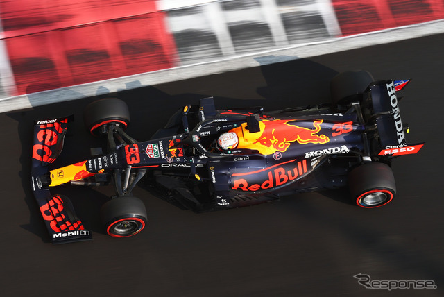 2021年型のレッドブル「RB16B」(同年最終戦アブダビGP)。