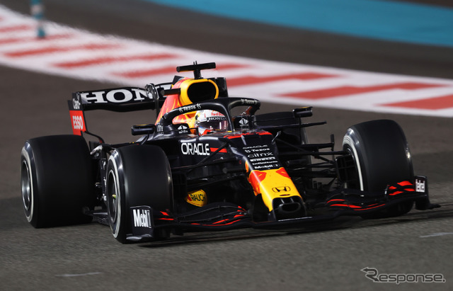 2021年型のレッドブル「RB16B」(同年最終戦アブダビGP)。