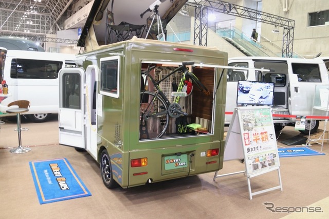 ダイレクトカーズ・アマホ2:大きな開口部(ジャパンキャンピングカーショー2022)