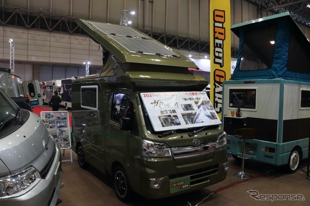 ダイレクトカーズ・アマホ2:キャンピングカーというより秘密基地(ジャパンキャンピングカーショー2022)