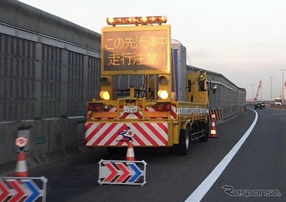 仮設LED表示板(標識車)