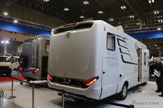 メルセデスベンツのモーターホーム(ジャパンキャンピングカーショー2022)
