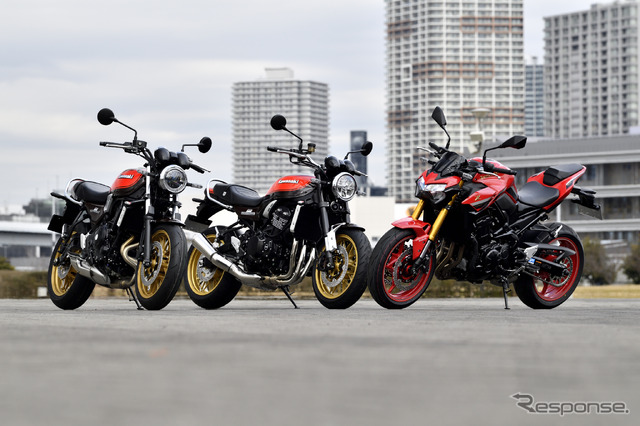 「50thアニバーサリー」のZ650RS、Z900RS、Z900