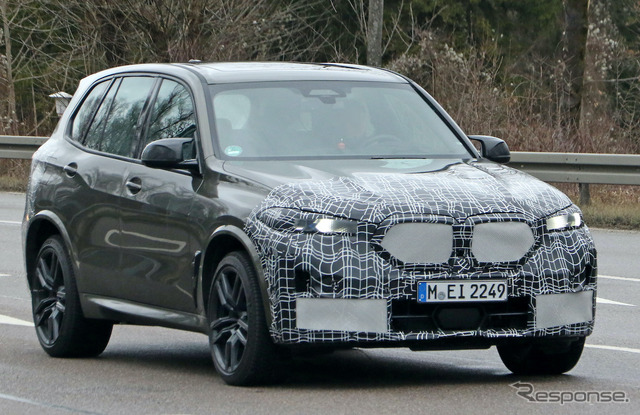 BMW X5M 改良新型プロトタイプ(スクープ写真)