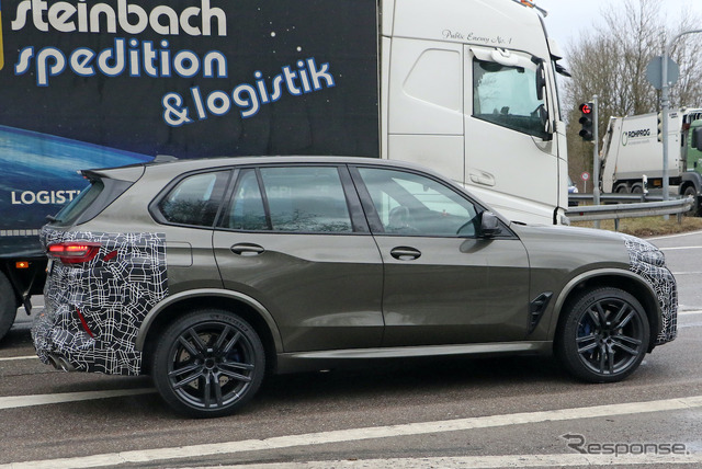 BMW X5M 改良新型プロトタイプ(スクープ写真)