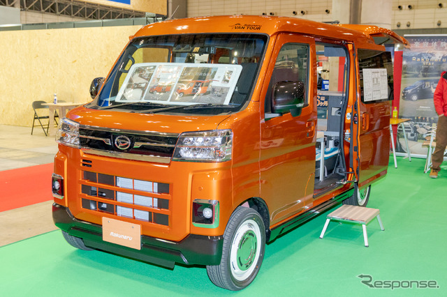 強靱なフレーム、新型 アトレー ベースの軽キャンパー…ジャパンキャンピングカーショー2022