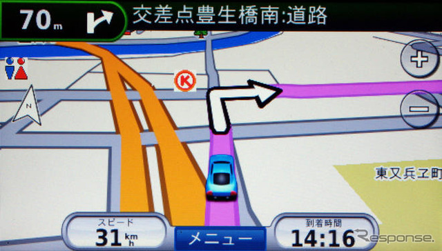 【GARMIN nuvi205Wインプレ その2】説明書不要の操作性と確かな位置精度