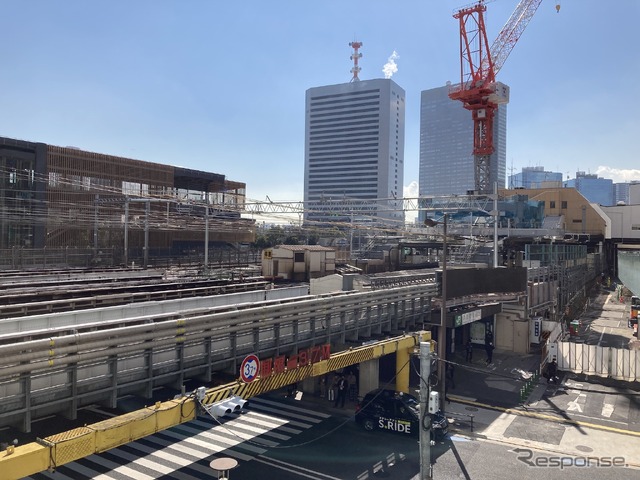 浜松町駅現況(2月16日)