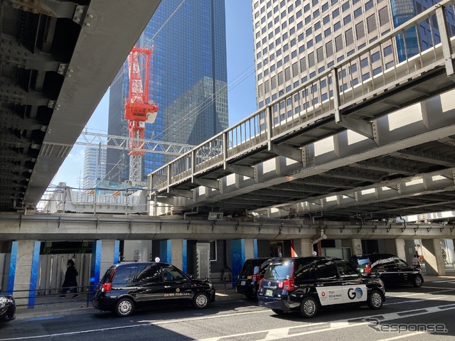浜松町駅現況(2月16日)