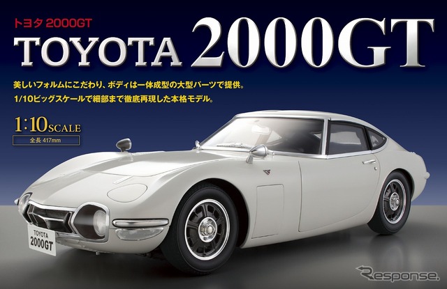 1/10スケールで組み立てる『トヨタ 2000GT』