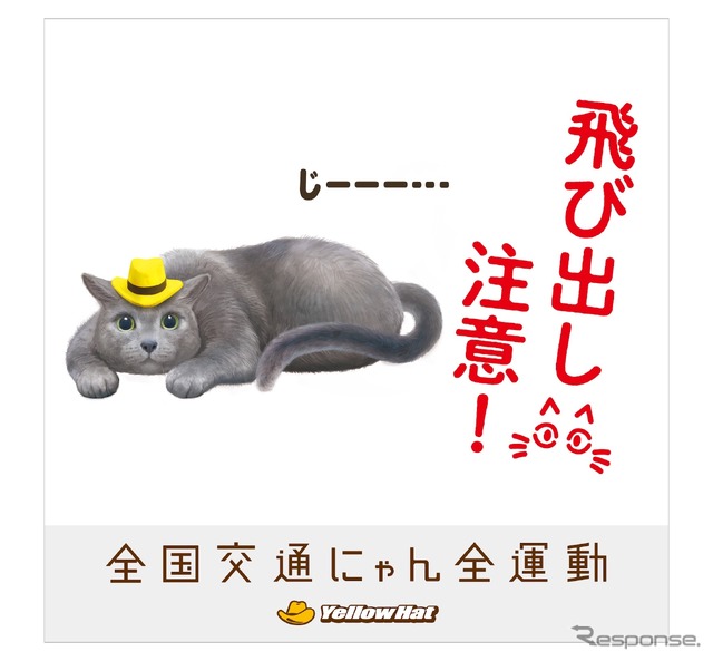 猫飛び出しサイン