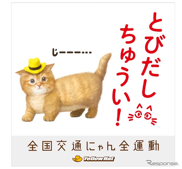 猫飛び出しサイン