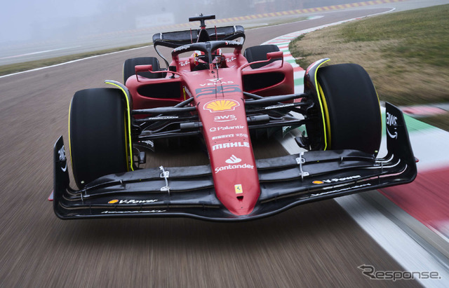 フェラーリF1-75(初走行)