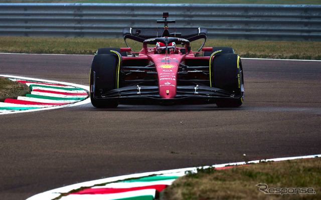 フェラーリF1-75(初走行)