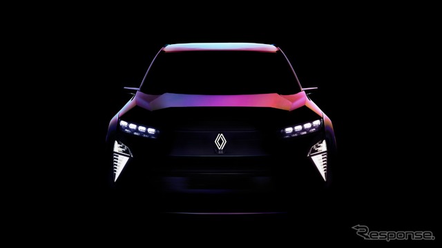 ルノーの水素エンジン搭載のコンセプトカーのティザー写真