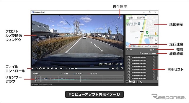 PCビューアソフト表示イメージ