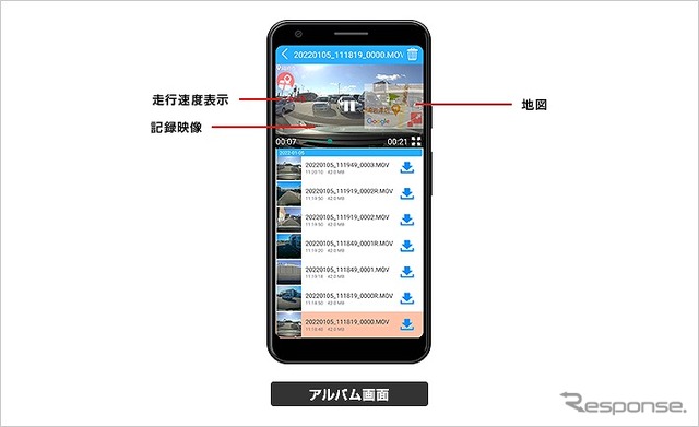 アルバム画面