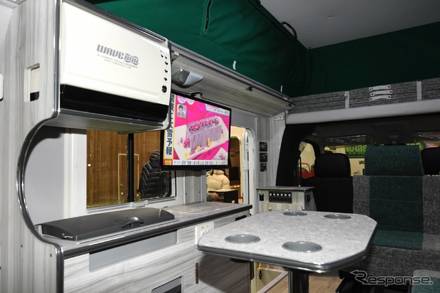 名古屋キャンピングカーフェア2022 Spring出品予定:バンショップミカミDテントむしE(ジャパンキャンピングカーショー2022)