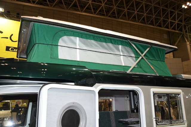 名古屋キャンピングカーフェア2022 Spring出品予定:バンショップミカミDテントむしE(ジャパンキャンピングカーショー2022)