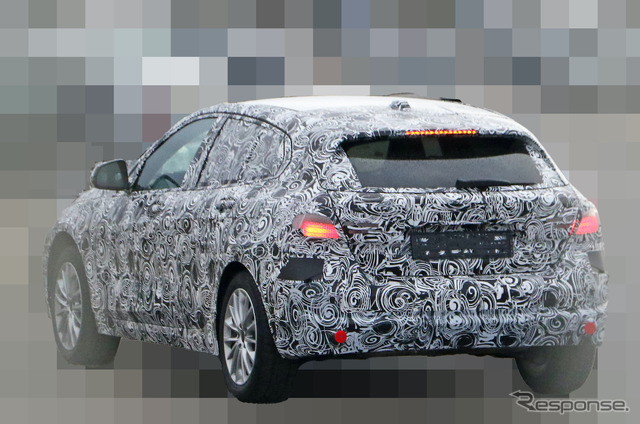 BMW 1シリーズ 改良新型プロトタイプ(スクープ写真)