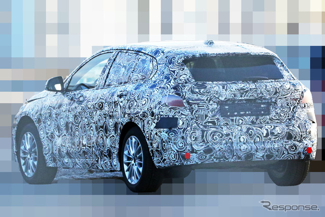 BMW 1シリーズ 改良新型プロトタイプ(スクープ写真)