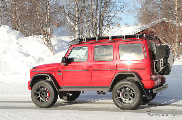 メルセデス AMG G500/G550 4×4スクエアード 後継モデル(スクープ写真)