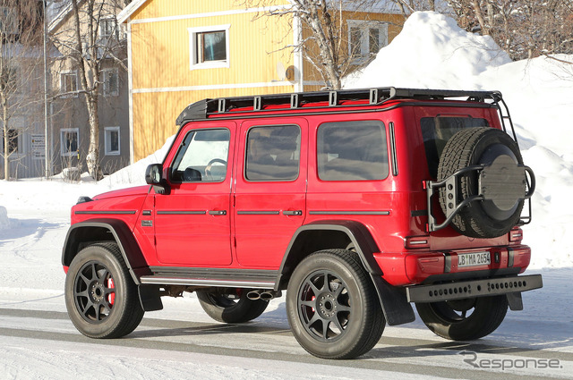 メルセデス AMG G500/G550 4×4スクエアード 後継モデル(スクープ写真)