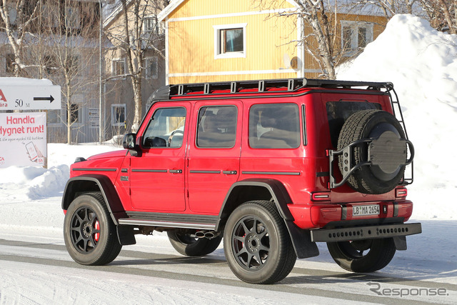 メルセデス AMG G500/G550 4×4スクエアード 後継モデル(スクープ写真)