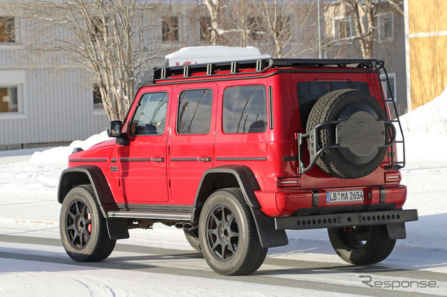メルセデス AMG G500/G550 4×4スクエアード 後継モデル(スクープ写真)