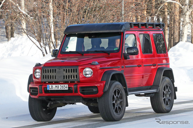 メルセデス AMG G500/G550 4×4スクエアード 後継モデル(スクープ写真)
