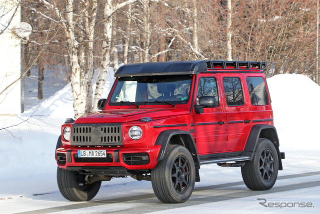 メルセデス AMG G500/G550 4×4スクエアード 後継モデル(スクープ写真)