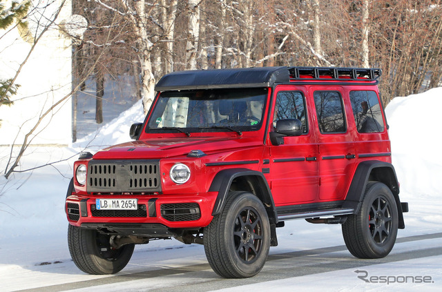 メルセデス AMG G500/G550 4×4スクエアード 後継モデル(スクープ写真)