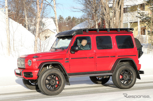 メルセデス AMG G500/G550 4×4スクエアード 後継モデル(スクープ写真)