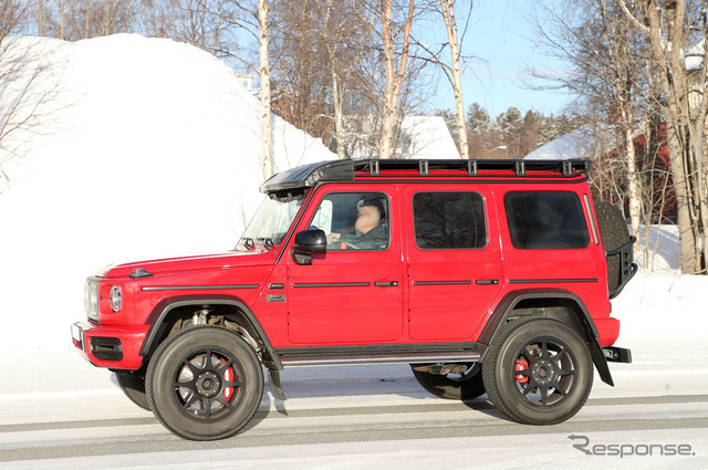 メルセデス AMG G500/G550 4×4スクエアード 後継モデル(スクープ写真)